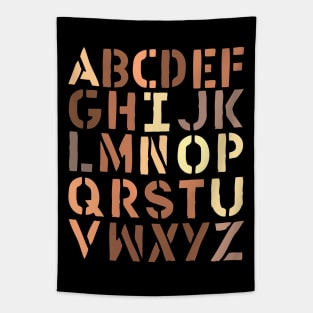 ALPHABET Tapestry