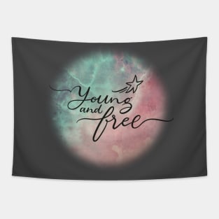 Young and free Tapestry