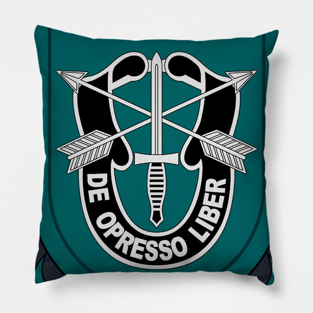 19th Special Forces Group Pillow by MBK