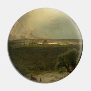 Jerusalem from the Mount of Olives by Frederic Edwin Church Pin