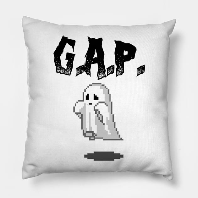 Ghouls At Past G.A.P. Tee Pillow by GhoulsAtPast