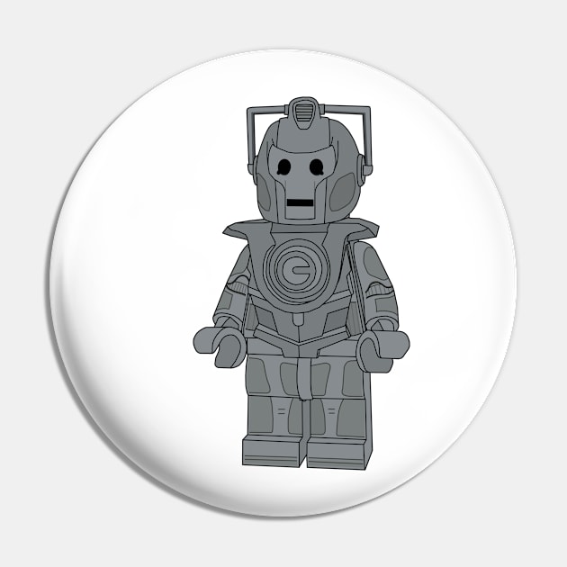 Lego Cyberman Pin by ovofigures