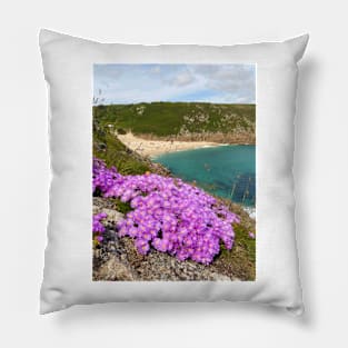 Porthcurno, Cornwall Pillow