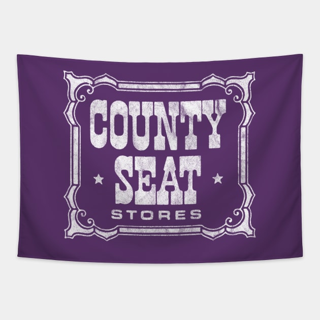 County Seat 70s Style Tapestry by Turboglyde