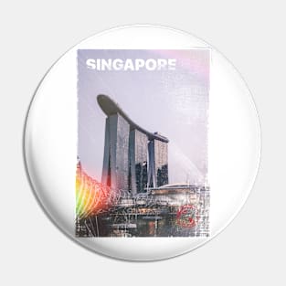 Vintage Singapore Poster | Places of the World Pin