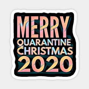 Merry Quarantine Christmas 2020 (text) Magnet