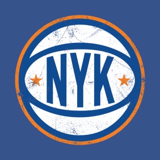 NYK Retro Ball - Blue T-Shirt