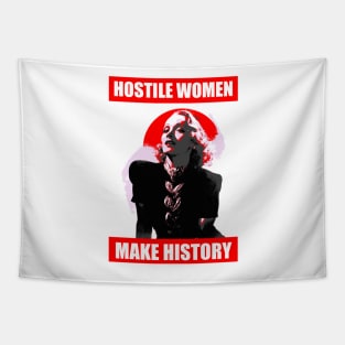 Hostile Women Make History (Marlene Dietrich) Tapestry