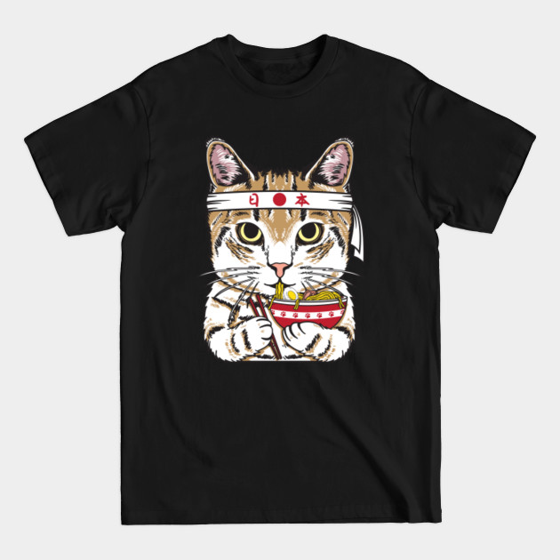 Disover Ramen Cat Japanese Anime Kawaii Girls Official Teenager - Ramen And Cats - T-Shirt