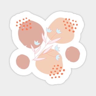 Flower and shapes Magnet