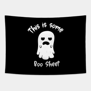 This is Some Boo Sheet Funny Ghost Halloween men Women Tapestry