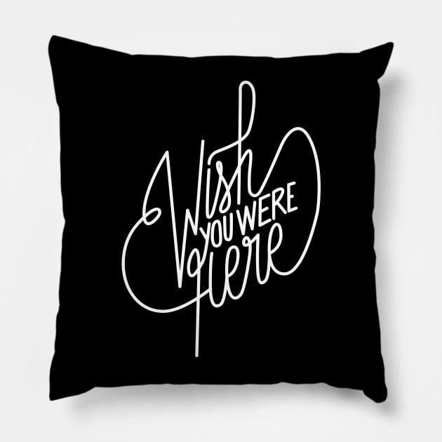 Wish You Were Here - Pink Floyd Pillow by Zosmala