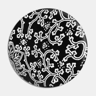 Black and White Pattern Pin