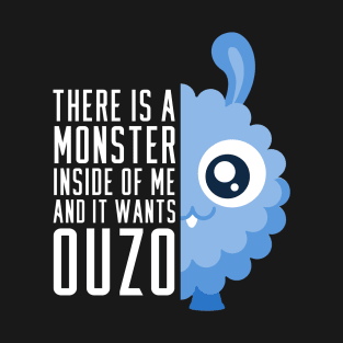 Funny Ouzo Monster T-Shirt