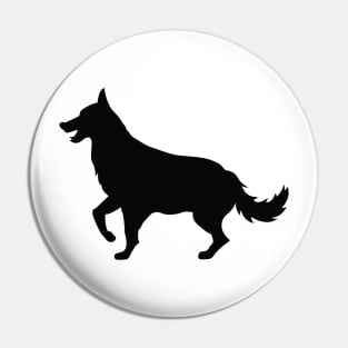 Dog Silhouette Pin