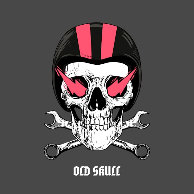 old skull by Renemo3osow