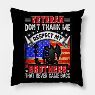 Black Panther Art - USA Army Tagline 12 Pillow