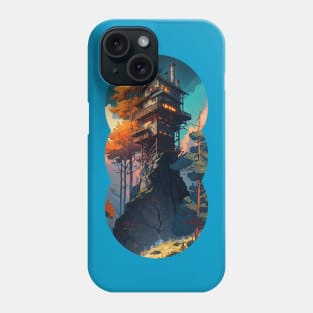 Lookout Tower on a Mountain Side Phone Case