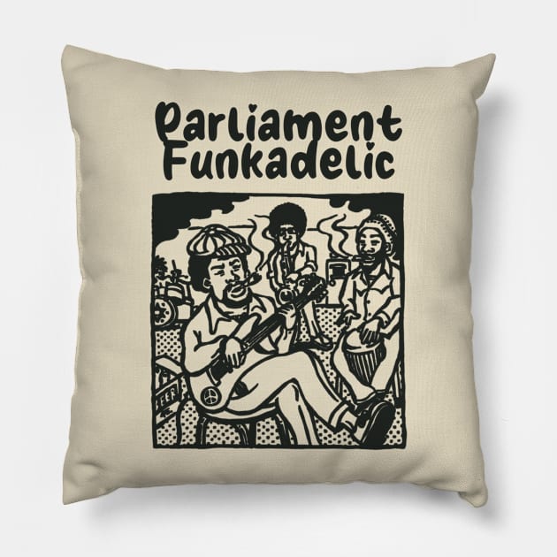 parliameny ll reggae jammin Pillow by hex pixel