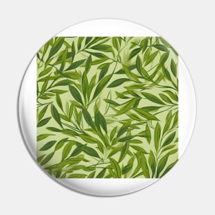 Green Leaves Pattern 23 Pin