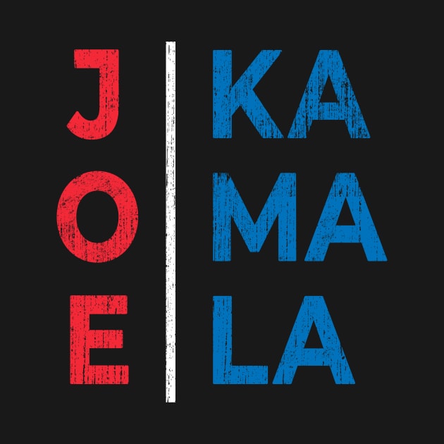 Joe Kamala Supporter 2020 Election in Red White Blue by PunTime