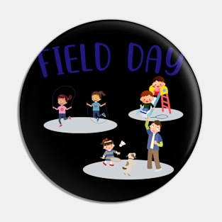 Field Day for Kids and Teachers Pin