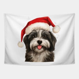 Havanese Christmas Tapestry