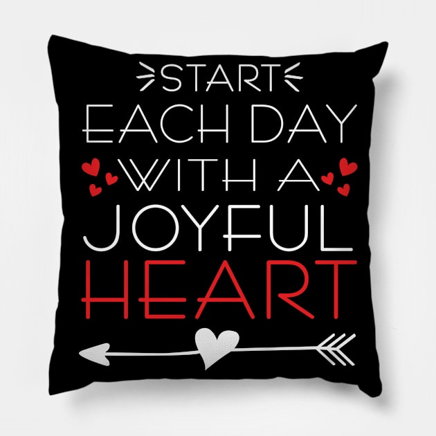 Greetings Quotes Hearts Day Valentines Day Pillow by CrissWild