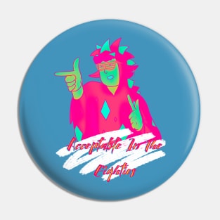 Acceptable In The Eighties - Pink Pin