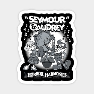 Horror Harmonies - Vintage Cartoon Seymour - Rubber Hose Style Magnet