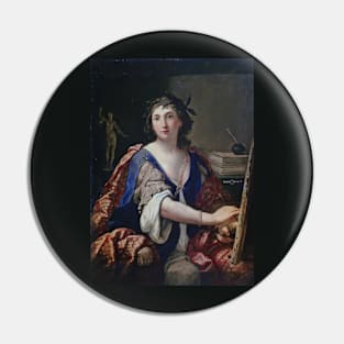 Self-Portrait as Allegory of Painting by Elisabetta Sirani Pin