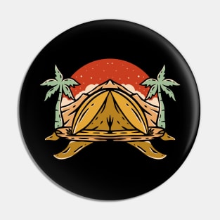 Adventure Awaits: Tenting Tranquility Pin