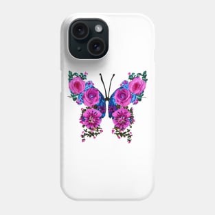 Vintage Floral Butterfly Phone Case