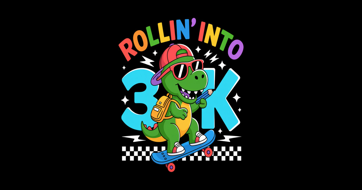 Rollin Into 3K Dinosaur First Day of K3 - Rollin Into 3k Dinosaur First ...