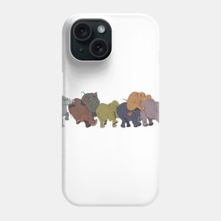 jungle book elephants Phone Case