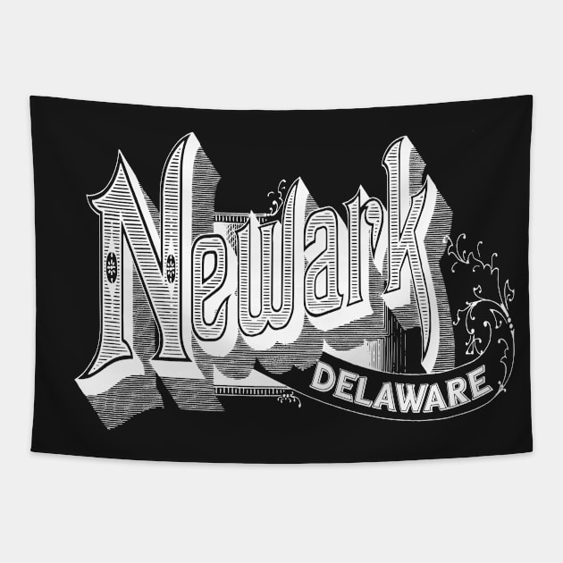 Vintage Newark, DE Tapestry by DonDota