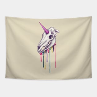 Unicorn Skull Tapestry