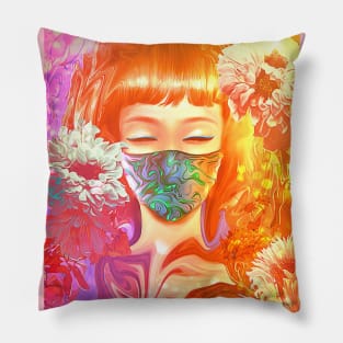 Abstract COVID Reminiscence Pillow