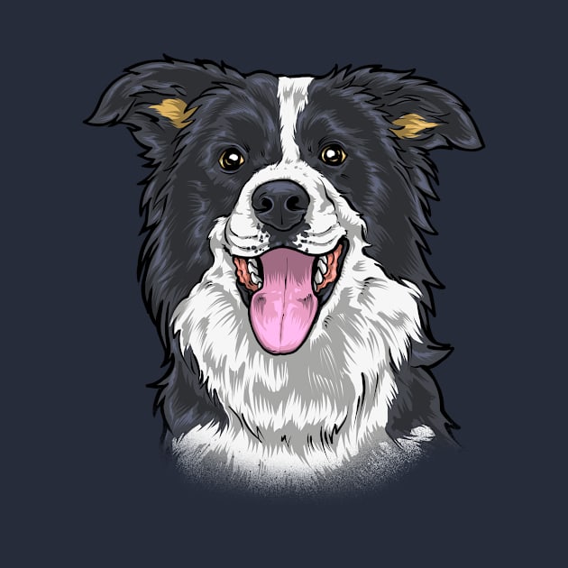 Border collie by XXII Designs