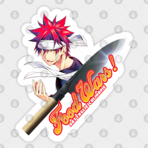 Yukihira Soma Food Wars Shokugeki No Soma Food Wars Sticker Teepublic