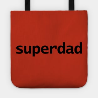 Superdad Typography for Fathers Day Tote