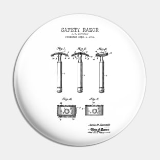 SAFETY RAZOR patent Pin