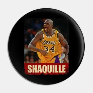 Shaquille O'neal - NEW RETRO STYLE Pin