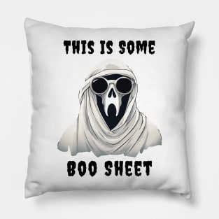Boo Sheet Halloween Pillow