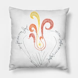 Fiery love Pillow