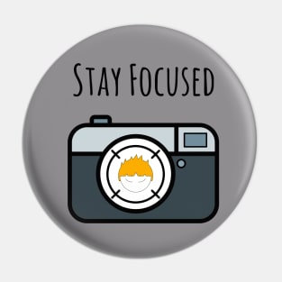 Stay Focused Boy Concentration Span Management Pin