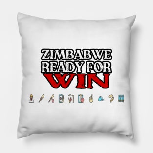 Zimbabwe Cricket Ready Dor Win Pillow