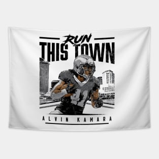 Alvin Kamara New Orleans Run This Town Tapestry