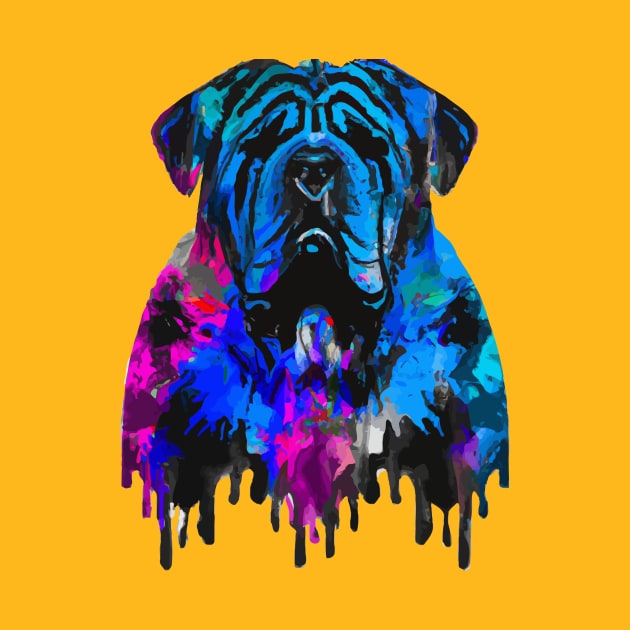 Neapolitan Mastiff Guard Dog Stencil by Furrban