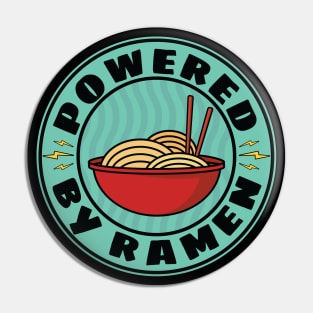 Powered By Ramen Japanese Noodles Pin